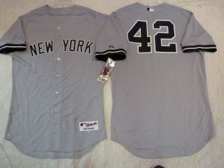   MAJESTIC New York Yankees MARIANO RIVERA Authentic GAME Jersey 48