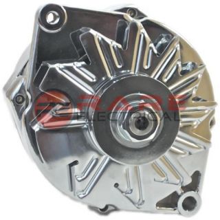 NEW CHROME CHEVELLE ALTERNATOR 110 AMP 3 WIRE 65 85 SELF EXCITING 