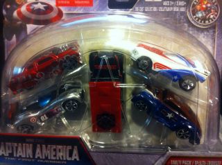 Captain America The First Avenger 5 assorted Die Cast Collectibles