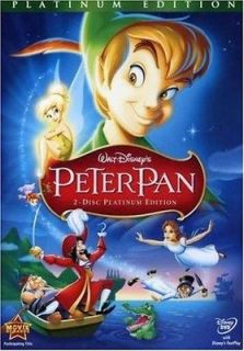 peter pan dvd 2007 plaitnum 2 disc special edition time