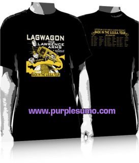lagwagon back in the ussa tour t shirt new small only