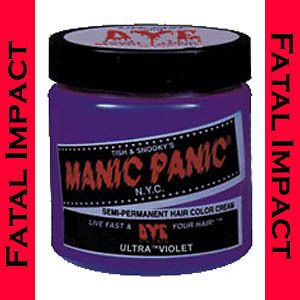 Goth Punk Manic Panic Ultra Violet Purple Semi Permanent Cream Hair 