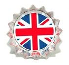mini bottle cap british flag tie tack cap171g expedited shipping