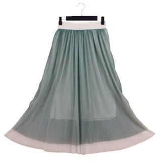   tulle lace pleated long skirts fashion boho maxi skirt tutu Y22152b