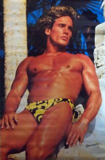 chippendales 23x35 hunky pin up poster 1986 one day shipping