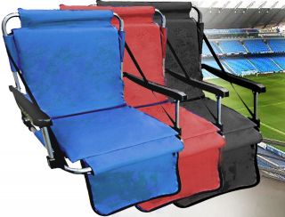 stadium bleach er seats chairs w back arm rests folds