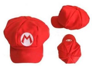 New Super Mario Bros Hat Cap Red Xmas Cosplay ( Child Size )