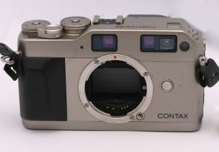 contax g1 rangerfinder film camera white mark from hong kong