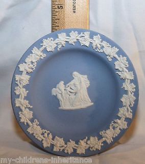 wedgewood blue white small plate 4 1 4 no boxed