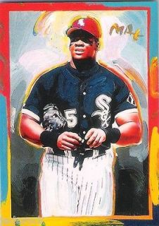 frank thomas 1997 topps gallery peter max serigraph # pm6