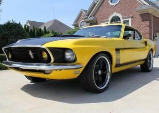 Ford  Mustang 1969 Mustang FastBack 4 Speed 302 Restored Yellow Black
