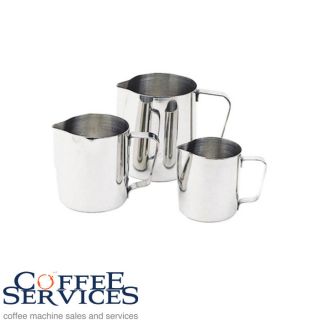 stainless steel milk frothing jug for coffee machine more options