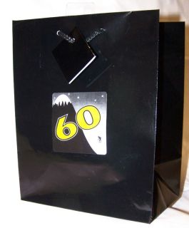60th birthday oth gift bag w tag 