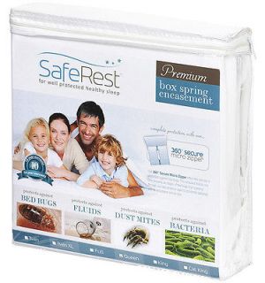   SafeRest Premium Hypoallergenic Bed Bug Proof Box Spring Encasement
