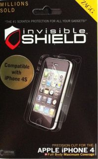   invisible shield iPhone 4 S FULL BODY MAX Maximum screen protector