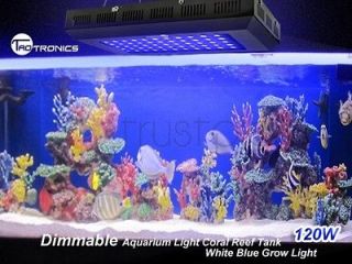   TT AL09 Blue White Dimmable Aquarium Led Light Coral Reef Tank Light