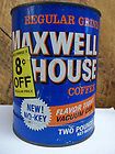 vintage maxwell house coffee tin two pound enlarge buy it