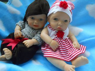 Reborn Baby Silicone Baby Dolls Realistic Boy and Girl Toddler 
