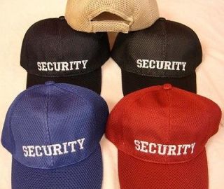   COLOR MESH TOP SECURITY EMBROIDERED BASEBALL STYLE HAT ball cap A93