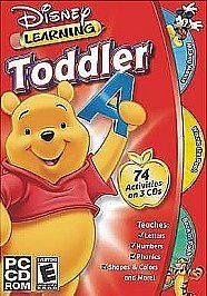   Toddler 3 CD PC & MAC Winnie the Pooh Book of Pooh Mickey Mouse
