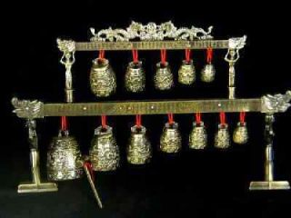 Newly listed Brass bells Chinese Tibet dragon glockenspiel
