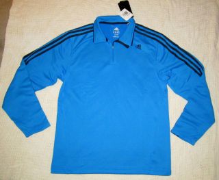   Adidas Miles Quarter Zip Pullover Top Sweat Shirt Jacket   M L XL 2XL