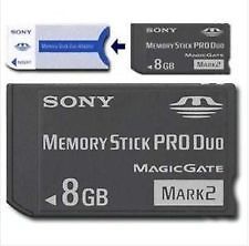 New 8GB Memory Stick Pro Duo Mark 2 MS Card For Sony PSP Camera with 