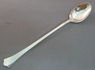 SPARTAN  BAKER MANCHESTER STERLING ICE TEA SPOON(S) HAMMERED