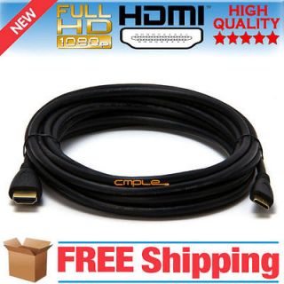 15FT High Speed HDMI to Mini HDMI Cable Type C A Cord HDTV DV 1080p 