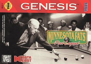 Minnesota Fats Pool Legend Sega Genesis, 1994