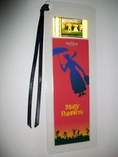 MARY POPPINS Disney Movie Memorabilia Film Cell Bookmark Collectible