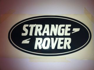 Strange Rover Art Vinyl Graphics defender 90 110 130 tdi v8 td5 200 