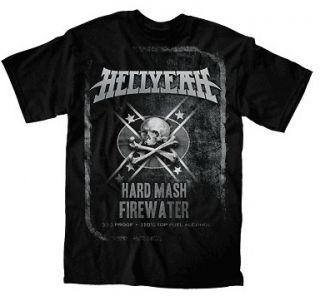 Hellyeah Hard Mash Firewater music t shirt New Black M 3XL