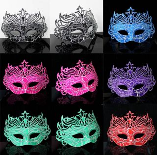   Venetian Party Masquerade crackle pattern fancy dress mask opera style