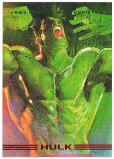 hulk 1993 marvel masterpieces base trading card 1 