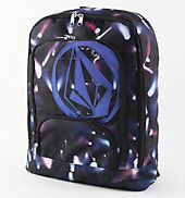 VOLCOM Juniors Black/Blue Schooly V Backpack Book Bag NWT $39.50