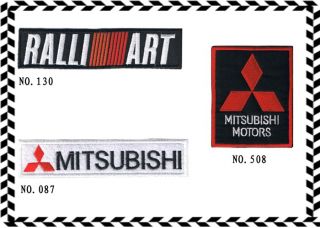 Mitsubishi Pajero Ralliart Ralli Art Car Seat Floor Mat Embroidered 