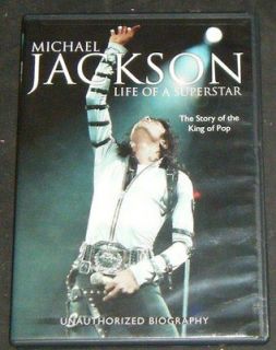 Newly listed MICHAEL JACKSON Life of a Superstar   Biography   DVD