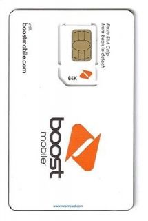 Boost Mobile Sim Card in Phone Cards & SIM Cards