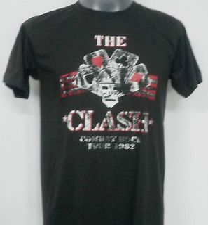 the clash combat rock t shirt black size medium from