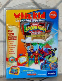 whiz kid learning system whizware spider man friends 