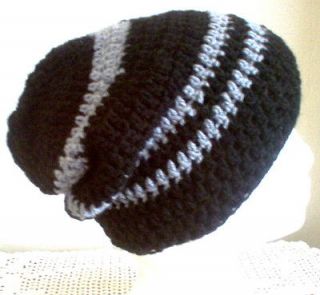 black slouch beanie in Clothing, 