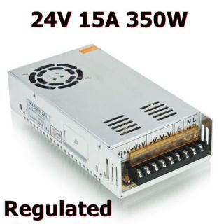   50/60Hz DC 24V 15A 350W Regulated Switch Power Supply For LED Light