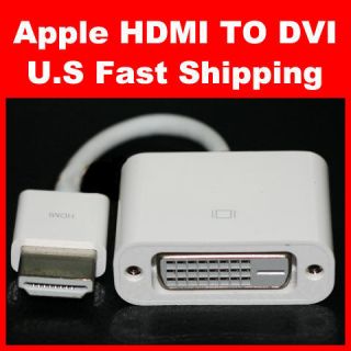 Mini DVI (Male) to HDMI (Female) Adapter Cable for Apple iMac, Macbook 