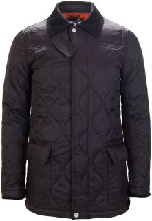 moschino men s corduroy collar quilted jacket navy blue more