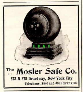 1902 mosler safe co ad round safe 