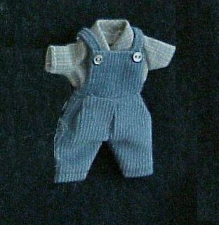   Toddler Overalls Outfit HOXZ883 Heidi Ott Wearable Blue Corduroy 112