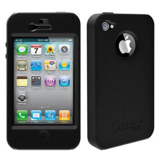 New Black Otterbox Impact Case for Apple iPhone 4 4S Silicone Skin 