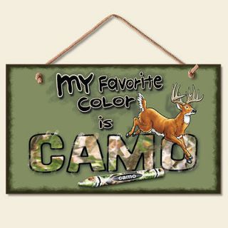 Newly listed My Favorite Color is Camo decorative wooden sign with 