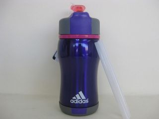new adidas kids water bottle purple 320ml l43202 one day